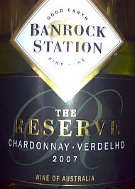 Banrock Station The Reserve Chardonnay Verdelho