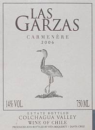 Las Garzas Carmenere