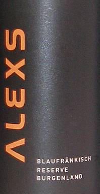 Alexs Blaufrankisch Reserve Burgenland