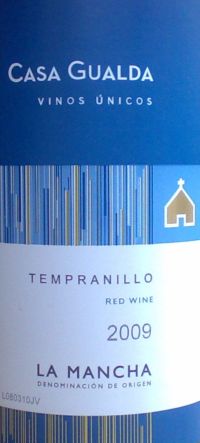 Casa Gualda Vinos Unicos Tempranillo La Mancha
