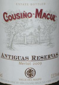 Cousino Macul Antiguas Reservas Merlot