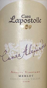 Casa Lapostolle Cuvee Alexandre Merlot
