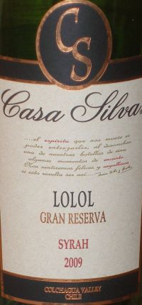 Casa Silva Lolol Gran Reserva Syrah
