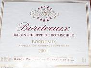 Bordeaux Baron Philippe De Rothschild
