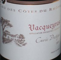 Vacqueyras Cuvee Prestige