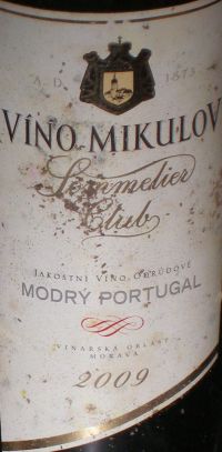 Vino Mikulov Sommelier Club Modry Portugal