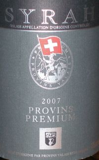 Provins Premium Syrah Valais