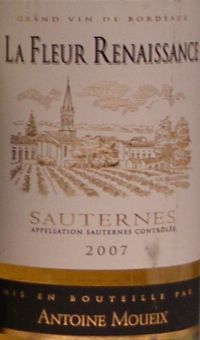 La Fleur Renaissance Sauternes