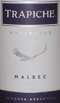Trapiche Varietals Malbec
