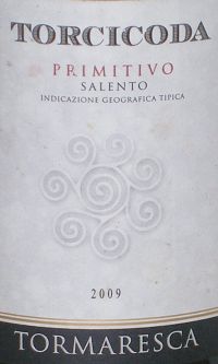 Torcicoda Primitivo Salento Tormaresca