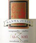 Santa Julia Fuzion Tempranillo Malbec