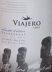 Viajero Limited Edition Chardonnay Gran Reserva