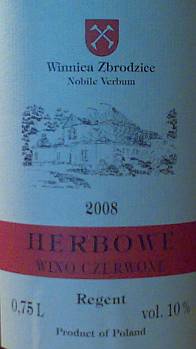 Nobile Verbum Herbowe Wino Czerwone Regent