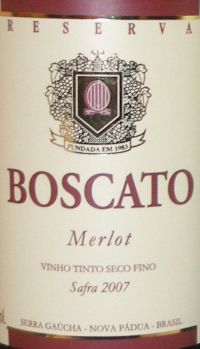 Boscato Reserva Merlot