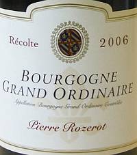 Bourgogne Grand Ordinaire Pierre Rozerot