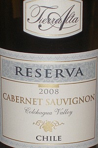 Tierra Alta Reserva Cabernet Sauvignon