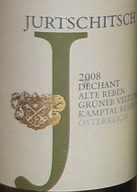 Jurtschitsch Dechant Alte Reben Gruner Veltliner Kemptal Reserve