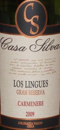 Casa Silva Los Lingues Gran Reserva Carmenere
