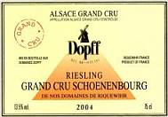 Alsace Dopff Riesling Grand Cru Schoenenbourg