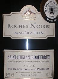 Roches Noires Maceration Saint-Chinian-Roquebrun