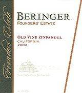 Beringer Old Vine Zinfandel Founders Estate California Red